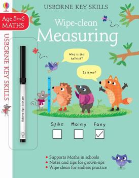 Paperback Wipe-Clean - Measuring - Key Skills - Age 5 to 6 Book