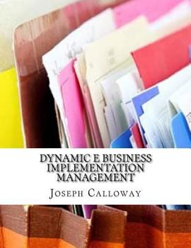 Paperback Dynamic E Business Implementation Management Book