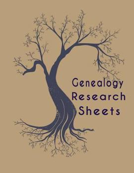 Genealogist's Research Sheets: Track Genealogy Family Tree Research Sources and Data/Information Found. 8-1/2 X 11 inches, 110 pages, take with you on your genealogy research trips.