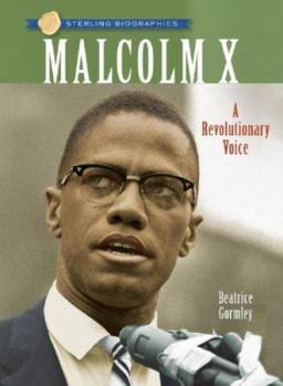Hardcover Malcolm X: A Revolutionary Voice Book