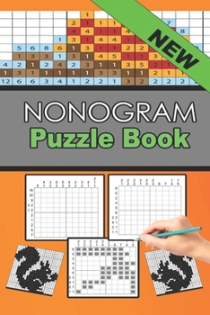 Paperback Nonogram Puzzle Book: Griddler Puzzles Book