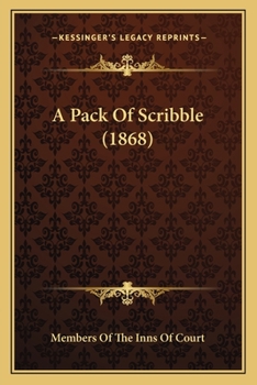 Paperback A Pack Of Scribble (1868) Book