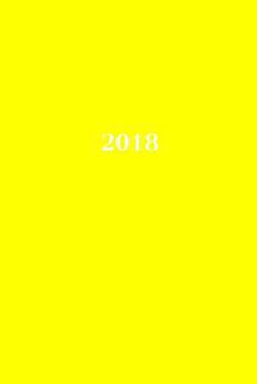 Paperback 2018: Kalender/Terminplaner: 1 Woche auf 2 Seiten, Format ca. A5, Cover gelb [German] Book