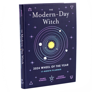 Paperback Modern-Day Witch 2024 Wheel of the Year 17-Month Planner Book