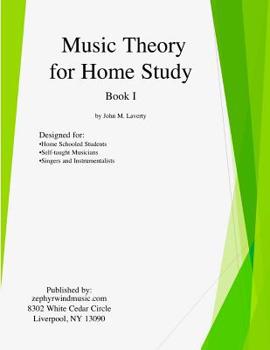 Paperback Music Theory for Home Study: Book I Book