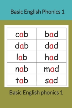 Paperback Basic English phonics 1: For ESL beginners Book