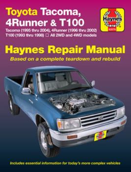 Paperback Toyota Tacoma, 4Runner & T100 Haynes Repair Manual: All 2wd and 4WD Models Book