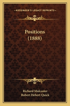 Paperback Positions (1888) Book
