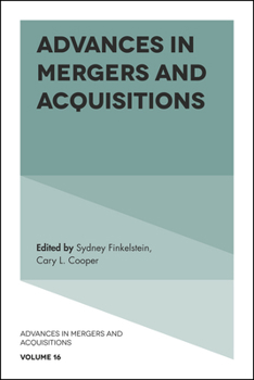 Hardcover Advances in Mergers and Acquisitions Book
