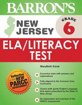 Paperback New Jersey Grade 6 Ela/Literacy Test Book