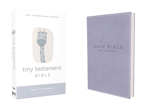 Imitation Leather Niv, Tiny Testament Bible, New Testament, Leathersoft, Blue, Comfort Print Book