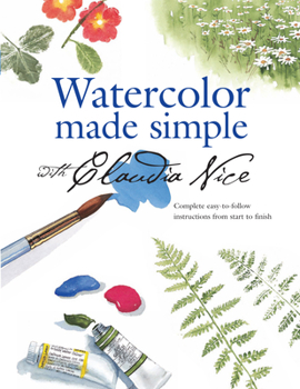 Paperback Watercolor Made Simple with Claudia Nice Book