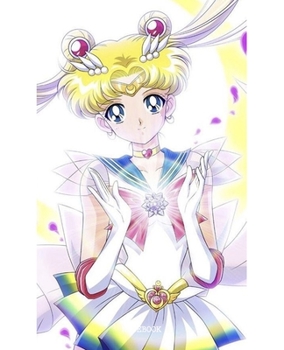 Composition Notebook: Sailor Moon Soft Glossy Cover Wide Ruled Lined Pages Book 7.5 x 9.25 Inches 110 Pages