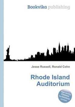 Paperback Rhode Island Auditorium Book