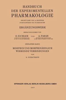 Paperback Morphin Und Morphinähnlich Wirkende Verbindungen [German] Book