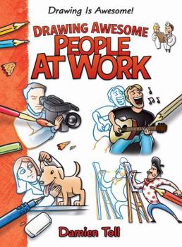 Library Binding Drawing Awesome People at Work Book
