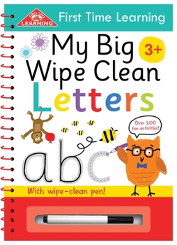 Spiral-bound My Big Wipe Clean Letters: Wipe-Clean Workbook Book