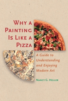 Paperback Why a Painting Is Like a Pizza: A Guide to Understanding and Enjoying Modern Art Book