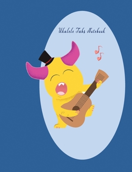 Ukulele Tabs Notebook: Composition and Songwriting Ukulele Music Song with Chord Boxes and Lyric Lines Tab Blank Notebook Manuscript Paper Journal ... Playing Guitar and Singing a Song Theme