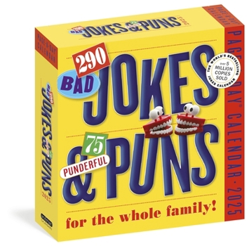 Calendar 290 Bad Jokes & 75 Punderful Puns Page-A-Day(r) Calendar 2025: For the Whole Family! Book