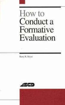 Paperback How to Conduct a Formative Evaluation Book