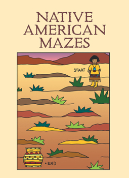 Paperback Native American Mazes Book