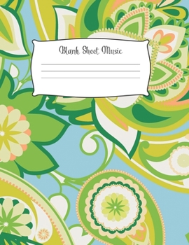 Blank Sheet Music Notebook Kids: Music Manuscript Paper / White Marble Blank Sheet Music / Notebook for Musicians  / Composition Books Gifts 100 Pages (8.5x11), perfect for learning