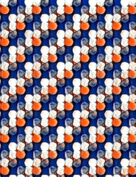 Cornell Notes Notebook : Painted Orange Blue - Large 8. 5 X11 - 140 Page - Cornell Note Taking System for Students - College-Ruled - Softbound - Glossy Cover