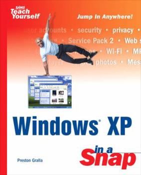 Paperback Windows XP in a Snap Book