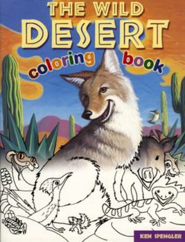 Paperback The Wild Desert Coloring Book