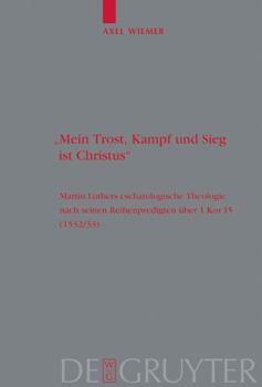 Hardcover "Mein Trost, Kampf und Sieg ist Christus" [German] Book
