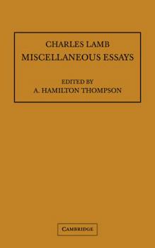 Paperback Miscellaneous Essays Book