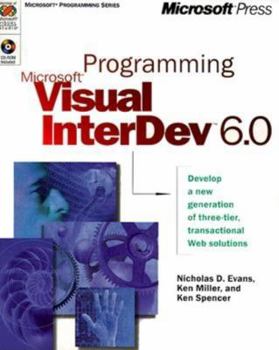 Paperback Programming Microsoft Visual InterDev 6.0 [With Includes Internet Client Software Development Kit] Book