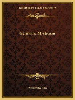 Paperback Germanic Mysticism Book