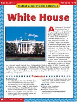 Paperback Instant Social Studies Activities: White House Book