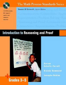 Paperback Introduction to Reasoning and Proof, Grades 3-5 [With CDROM] Book