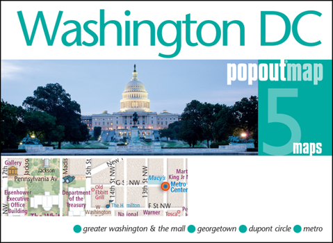 Map Washington DC Popout Map Book