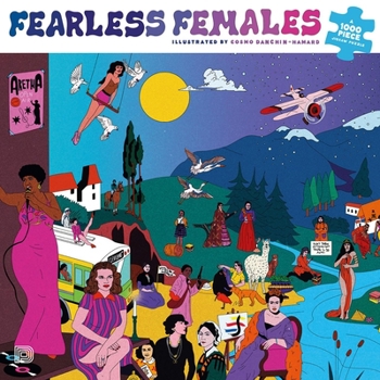 Board Game Fearless Females: 1000 Piece Jigsaw Puzzle Book