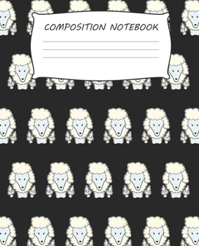 Composition Notebook: Dog Lover Poodle Pattern Composition Notebook 100 College Ruled Pages Journal Diary