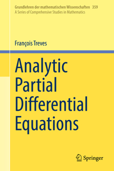 Hardcover Analytic Partial Differential Equations Book