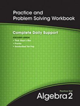 Paperback Practice and Problem Solving Workbook Algebra 2 Book