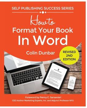 Paperback How to Format Your Book in Word Book