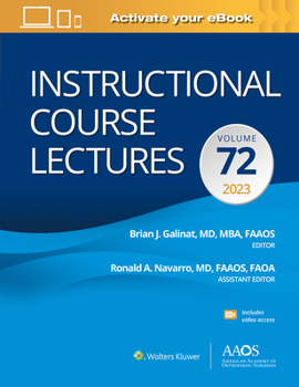 Hardcover Instructional Course Lectures: Volume 72 Book