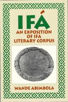 Paperback Ifa: An Exposition of Ifa Literary Corpos Book