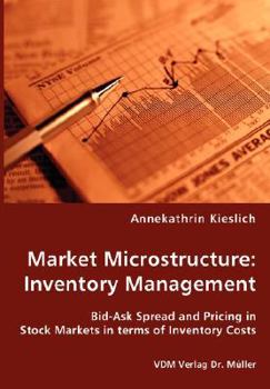 Market Microstructure: Inventory Management: Bid-Ask Spread and Pricing in Stock Markets in terms of Inventory Costs