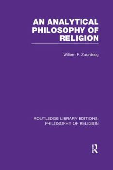 Paperback An Analytical Philosophy of Religion Book