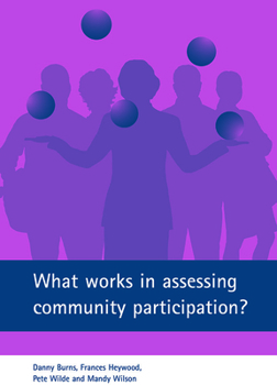 Paperback What Works in Assessing Community Participation? Book
