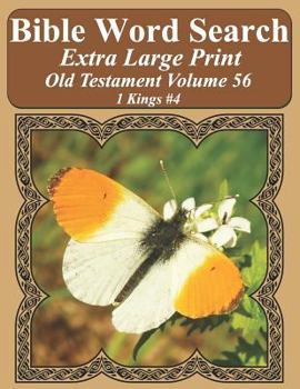 Paperback Bible Word Search Extra Large Print Old Testament Volume 56: 1 Kings #4 Book