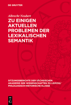 Hardcover Zu Einigen Aktuellen Problemen Der Lexikalischen Semantik [German] Book