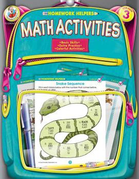 Paperback Math Activities, Grade 3 Book